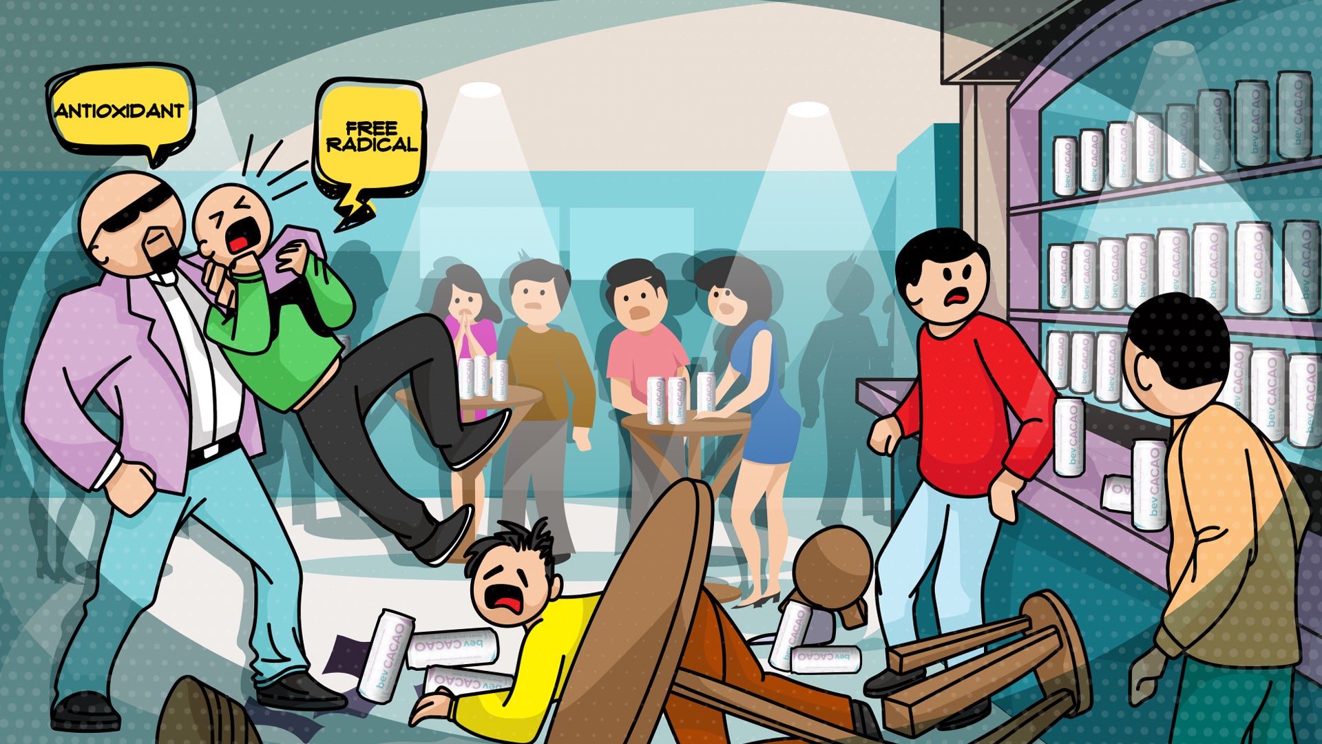 Antioxidants vs. Free Radicals. The epic battle!